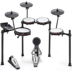 Eight-Piece Mesh Electronic Drum Kit
